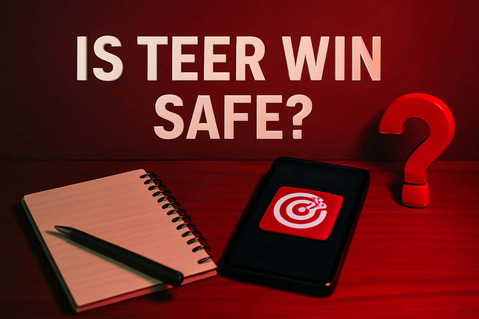 An informative visual representation focused on Teer Win's safety and security features.