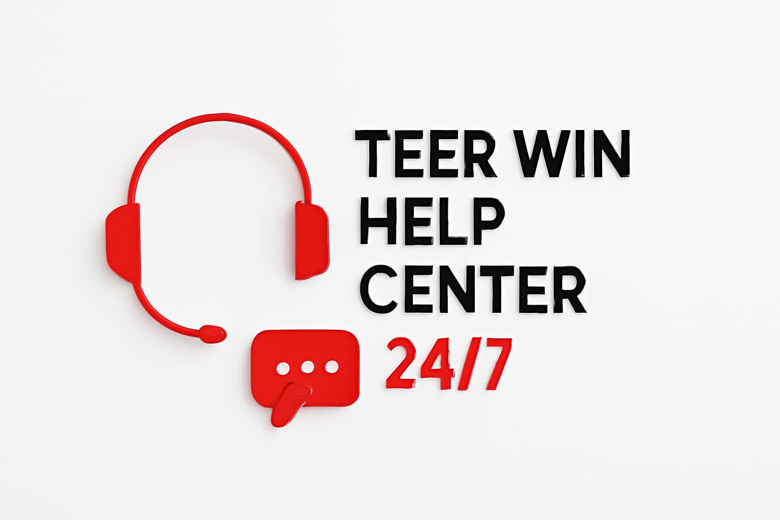 Teer Win Help Center 24/7 Interface